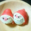 子めろん's cooksnap of when they made クリスマス　ゆでたまごサンタ.