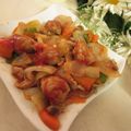 miyuki12's cooksnap of when they made 豚コマ肉と冷蔵庫の残り物で美味しい酢豚♪.