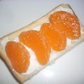 白いぐれーぷ's cooksnap of when they made ✿みかんヨーグルトトースト✿.
