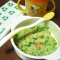 ハル菓子パン's cooksnap of when they made 〜離乳食中期〜人参とほうれん草のリゾット.