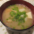 m@n@'s cooksnap of when they made じゃが芋と厚揚げのお味噌汁.