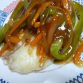 bonnet's cooksnap of when they made あじの野菜甘酢あんかけ.