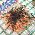 さおぴーや☆'s cooksnap of when they made ほうれん草とスプラウトの鮭フレーク和え.