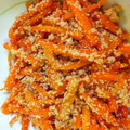 anyumi0912's cooksnap of when they made にんじんとたらこの友禅和え.