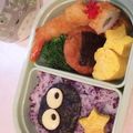 しゅんなつき's cooksnap of when they made 簡単まっくろくろすけのお弁当（キャラ弁）.
