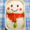 シャンプーハット's cooksnap of when they made 雪だるまおにぎり♪.