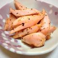 よーちゃん！'s cooksnap of when they made 魚肉ソーセージで★ピリっとマヨチーズ焼き.