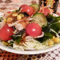 rie-tin's cooksnap of when they made ひと味違うよ　焼き肉のたれdeサラダ.