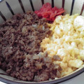 ぶぶろん's cooksnap of when they made ちょこっと甘め☆牛そぼろ.