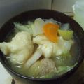 このみん家's cooksnap of when they made 豆腐すいとんでヘルシーに☆彡.