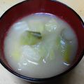 こちみ大好き's cooksnap of when they made 簡単スピーディ☆残った白菜で味噌汁.