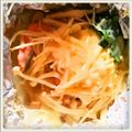 ゆんしく's cooksnap of when they made 鮭ときのこのホイル焼き.