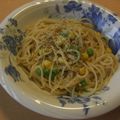 トミュー？'s cooksnap of when they made ♡休日ランチ①スープの素で簡単パスタ.
