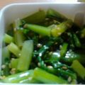 tomato3's cooksnap of when they made カブの葉ナムル.