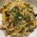 あたむ❤189's cooksnap of when they made 秋の味覚！豚ひき肉とキノコの和風パスタ.
