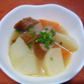 Jock's cooksnap of when they made 大根とフランクソーセージの洋風煮物.