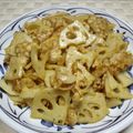 うまうま・らぶ's cooksnap of when they made 本日の一品。れんこん豚バター焼きです。.