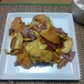 asamicake's cooksnap of when they made ベーコン&チーズのフレンチトースト.