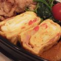 ぬかり's cooksnap of when they made ✿トマトベーコンの卵焼き✿.