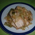Jock's cooksnap of when they made 厚揚げとキャベツの煮びたし.