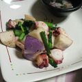 ＴＯＭＯＷＡＴ's cooksnap of when they made かぶとタコのガーリックソテー.