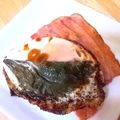 snowish824's cooksnap of when they made 日本の朝！大葉にんにく醤油で目玉焼き.