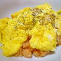 しょこLove's cooksnap of when they made 簡単一人ランチ✿スタミナ風オムライス.