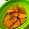 tomsak's cooksnap of when they made ルクエで簡単♪かぼちゃの煮物.