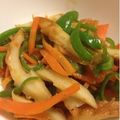 たまみ（´θ｀）'s cooksnap of when they made ∮焼きちくわとなすの✰ピリ辛✰味噌炒め∮.