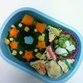 シングルみどり's cooksnap of when they made クリスマスリース弁当.