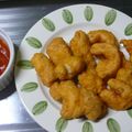 pyonpoco's cooksnap of when they made エビのフリッター　～充実ソース添え～.
