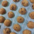 chi0125's cooksnap of when they made ◇ノンバター・チョコチップクッキー◇.