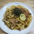いつぼうママ's cooksnap of when they made すだちたっぷりのきのこパスタ.