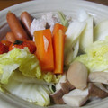 まさたかまま's cooksnap of when they made うちの定番「蒸し鍋/温野菜」.