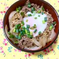 ふたごゆき's cooksnap of when they made 簡単！温卵すき焼丼.