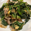 papikun's cooksnap of when they made ほうれん草と豚肉のたまご炒め.