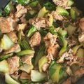 まろももたろう's cooksnap of when they made 豚肉と葉物のオイスター炒め🐷.
