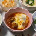 yesmama's cooksnap of when they made ミートボールの煮込み♪半熟玉子添え♪.