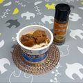 まこさんど's cooksnap of when they made ヨーグルトに､かりんとう♪.