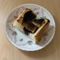 クックあさみちゃん's cooksnap of when they made ざくざく♬チョコポテチトースト.