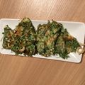 タイガーりり's cooksnap of when they made 米粉のカリカリチヂミ♪小松菜・人参・竹輪.