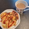 ほか弁ママ's cooksnap of when they made 超簡単！朝ごはん☆チーズたまごトースト♬.