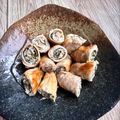 悠LOVE航's cooksnap of when they made 豚肉の梅しそチーズ巻き♪お弁当.