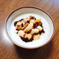 もふもふクロさん's cooksnap of when they made ♡ひと味違う♡ バナナヨーグルト.