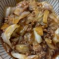 クックNPN3GI☆'s cooksnap of when they made 簡単節約キャベツ豚ひき肉中華あんかけ風.