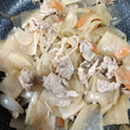 まん丸みかリン's cooksnap of when they made 簡単！時短！ひらひら大根と豚肉炒め.