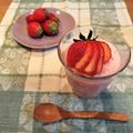 はっとちゃん's cooksnap of when they made ミキサーで簡単！濃厚苺ヨーグルトババロア.