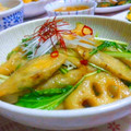 ☆momoco☆'s cooksnap of when they made 箸が止まらない☆★ごぼうと蓮根の甘辛揚げ.