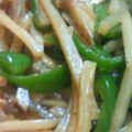 熊人すみこ's cooksnap of when they made コンニャクのチンジャオロースー風.