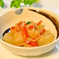 さとみわ's cooksnap of when they made 簡単☆かぶとカニカマの煮物.